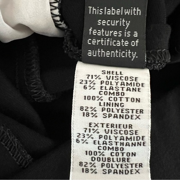 Diane Von Furstenberg Eyelet Pele Dress Short Sleeve Career White Black Sz 12 - Picture 9 of 10